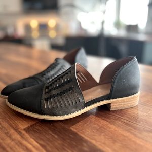 Braided Leather Flats